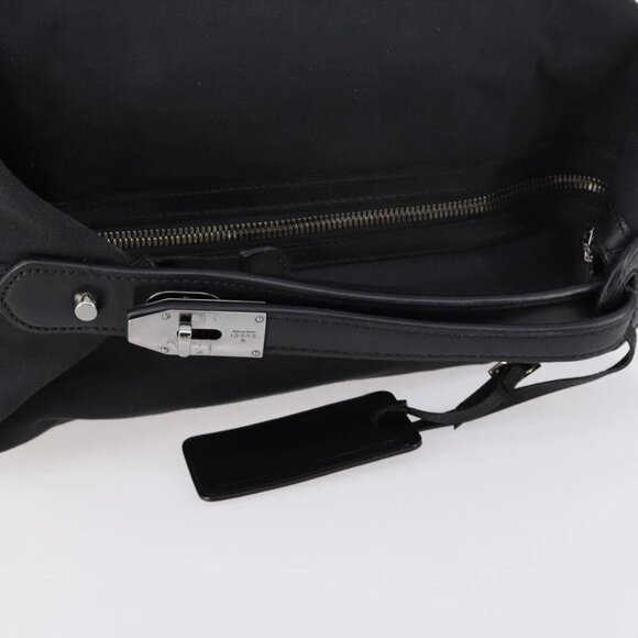 GUCCI Shoulder Bag Canvas Black Auth ep11240 - Picture 8 of 15